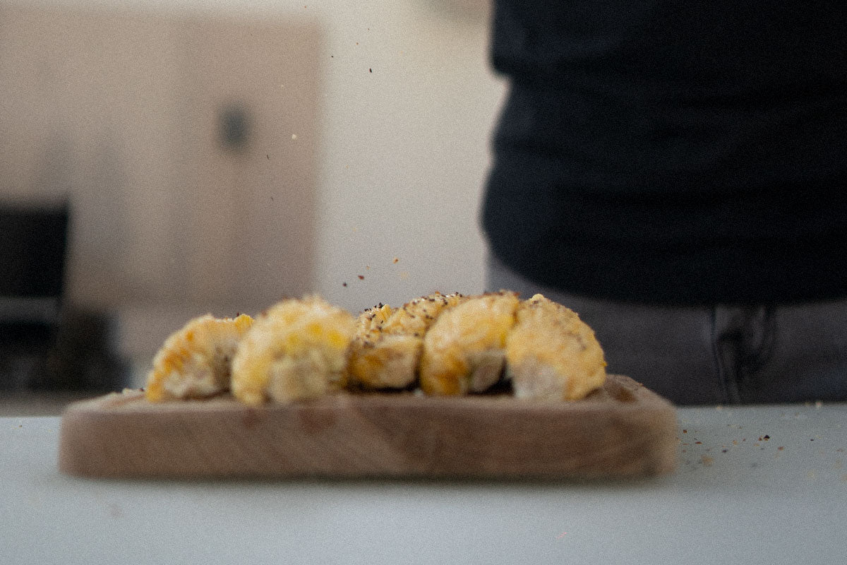 Ribs de elote al asador: el snack que va a brillar en el medio tiempo