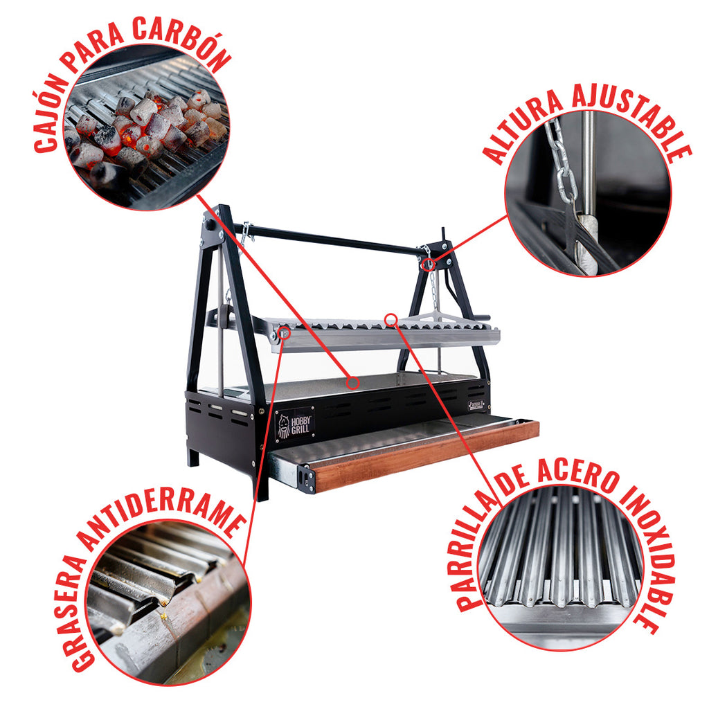 Asador Empotrable Pampa | Hobby Grill