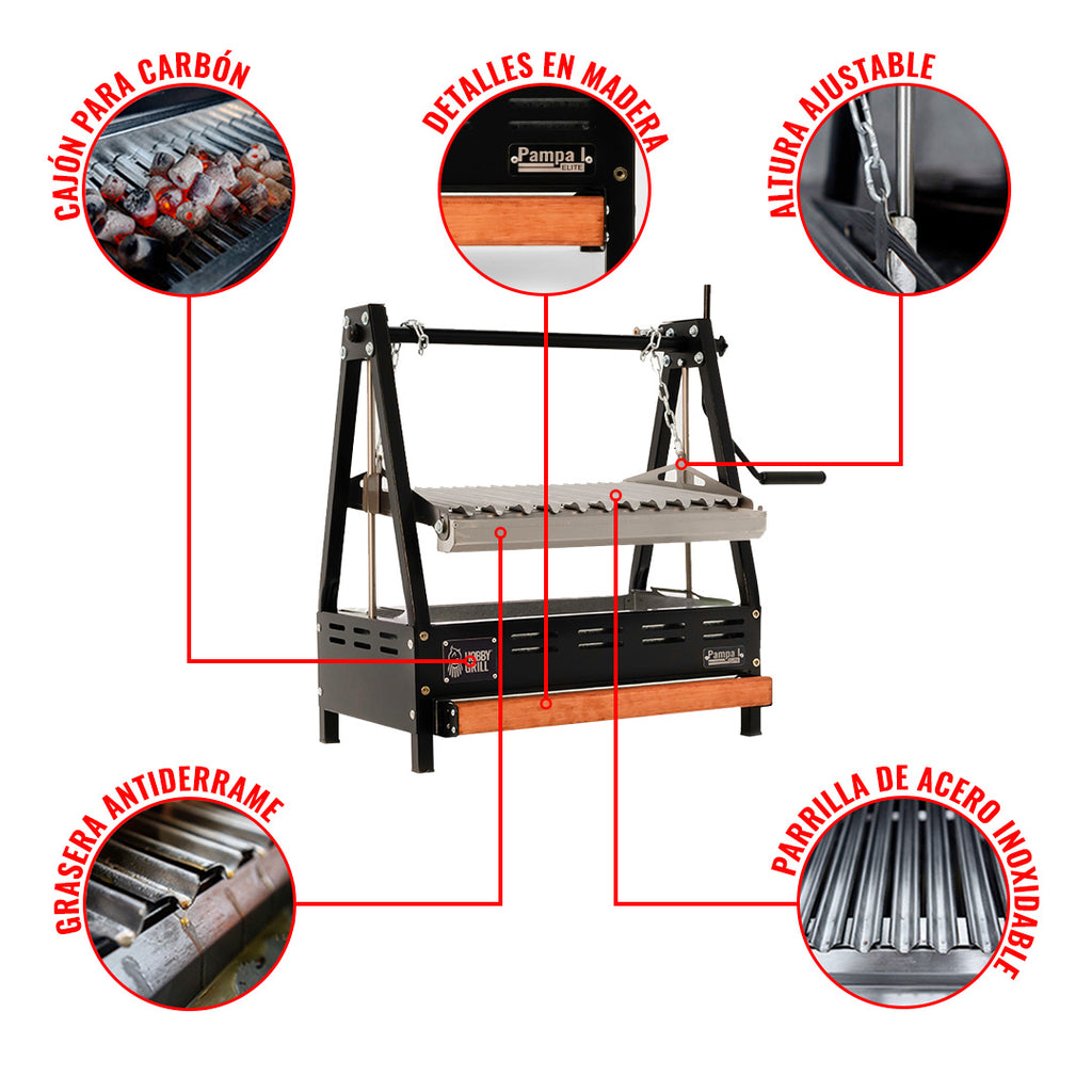 Asador Empotrable Pampa | Hobby Grill