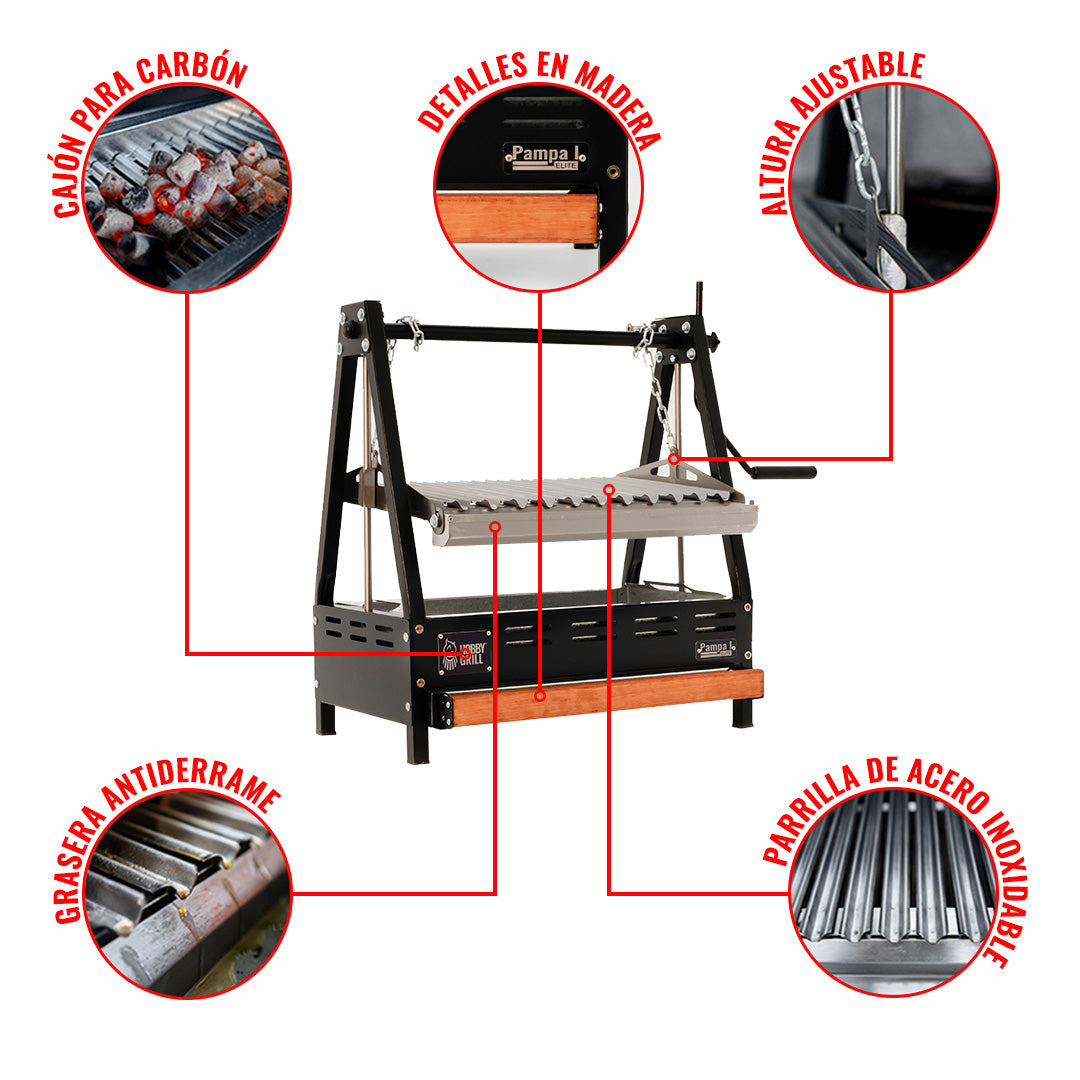 Asador Empotrable Pampa | Hobby Grill