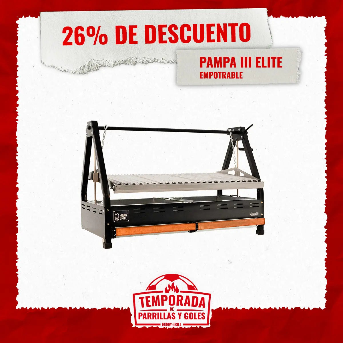 Asador Empotrable Pampa | Hobby Grill