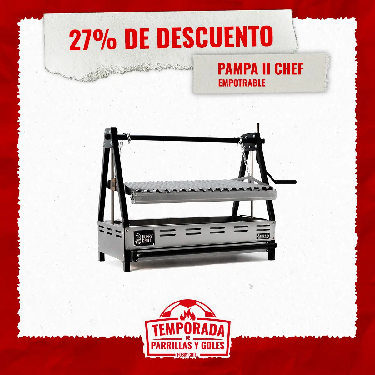 Asador Empotrable Pampa | Hobby Grill