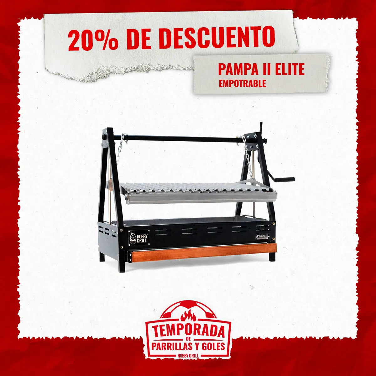 Asador Empotrable Pampa | Hobby Grill
