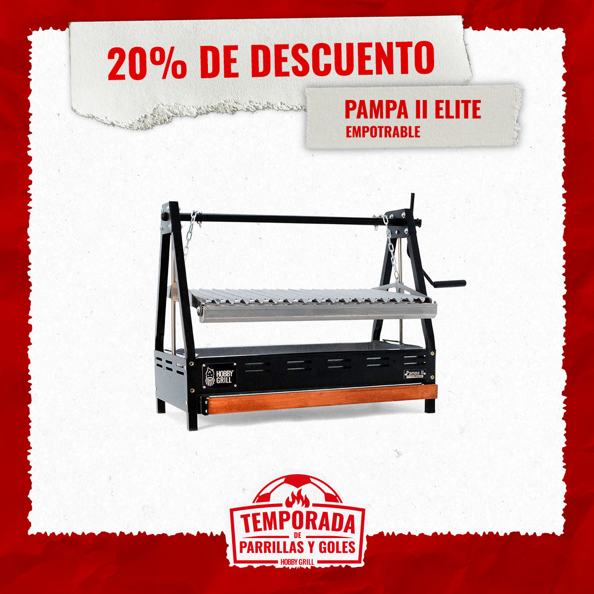 Asador Empotrable Pampa | Hobby Grill