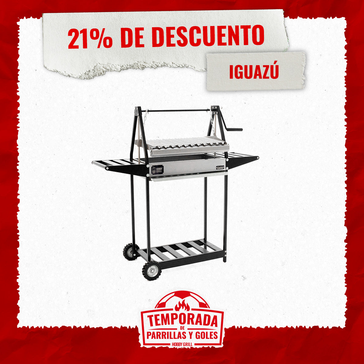 Asador Iguazú de Carro | Hobby Grill