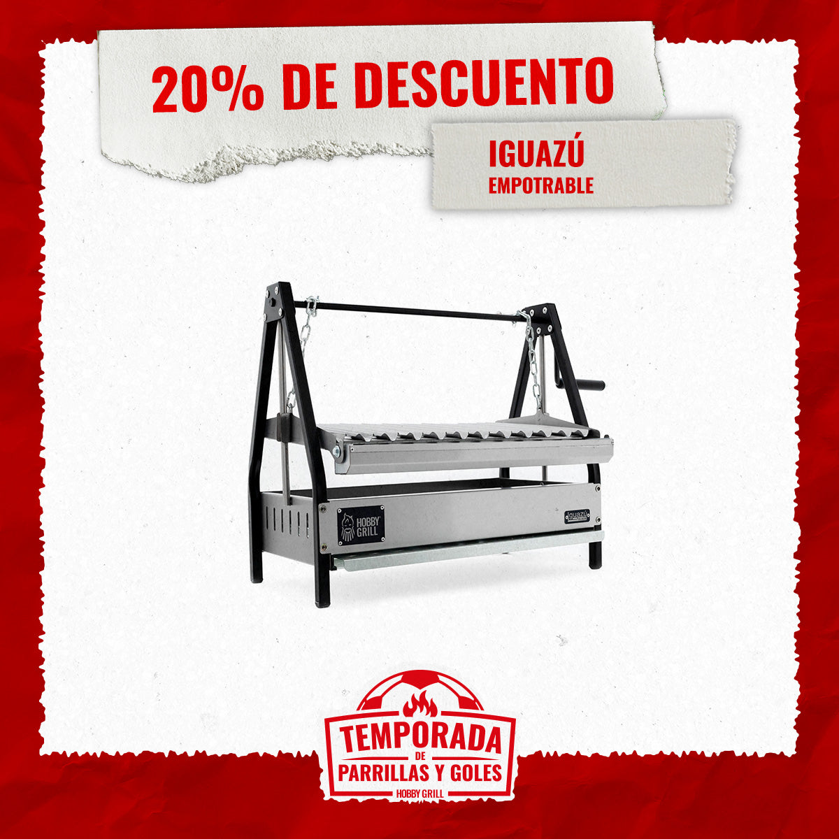 Asador Empotrable Iguazú | Hobby Grill
