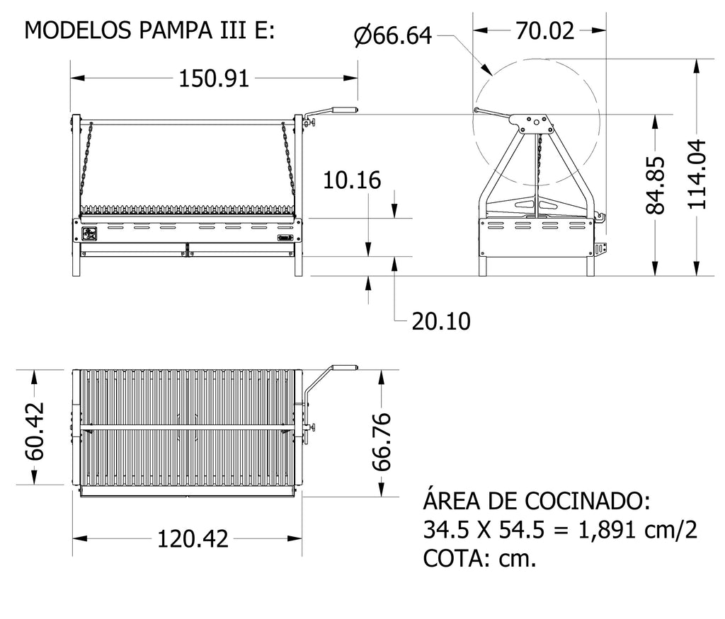 Asador Empotrable Pampa | Hobby Grill
