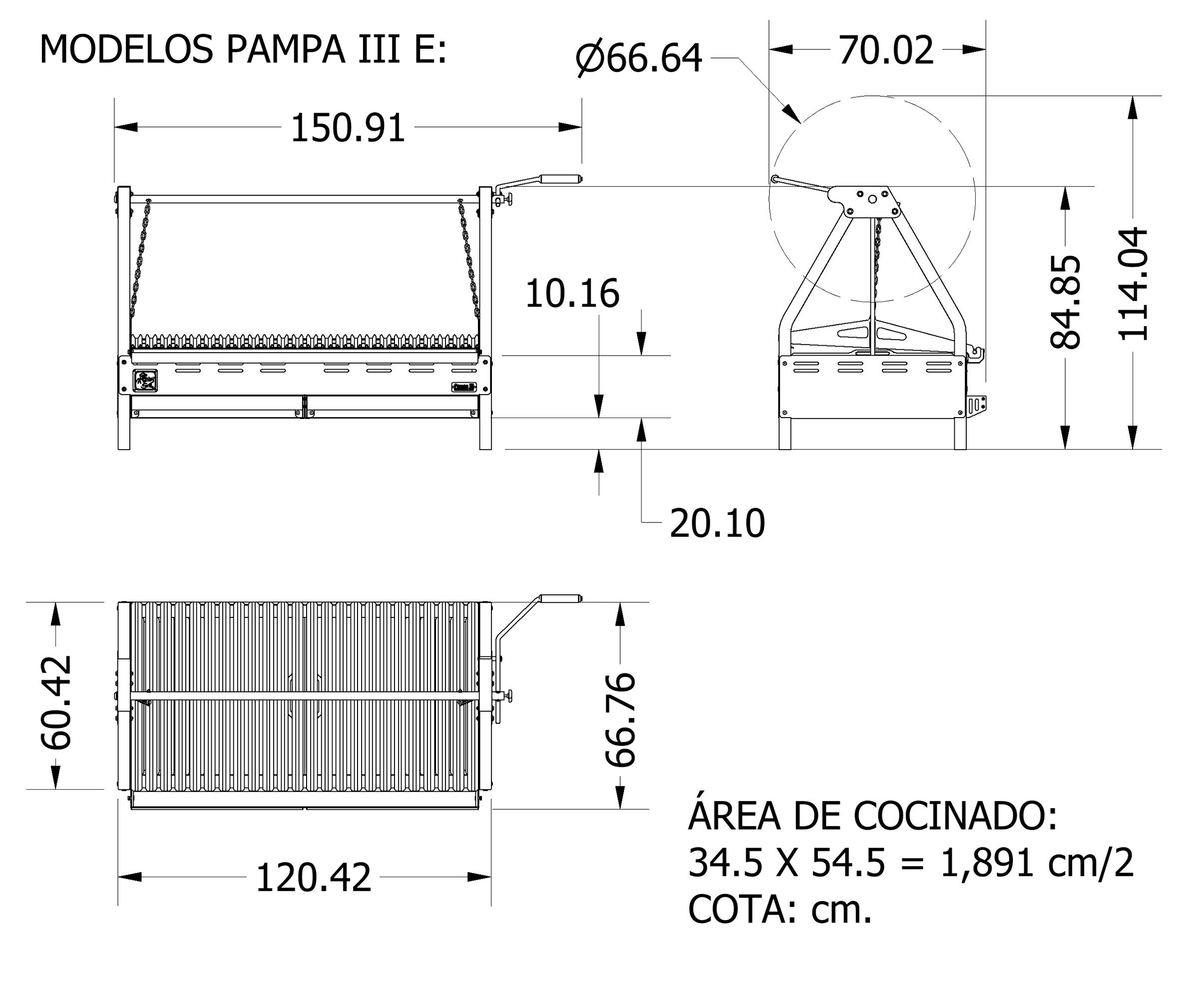 Asador Empotrable Pampa | Hobby Grill