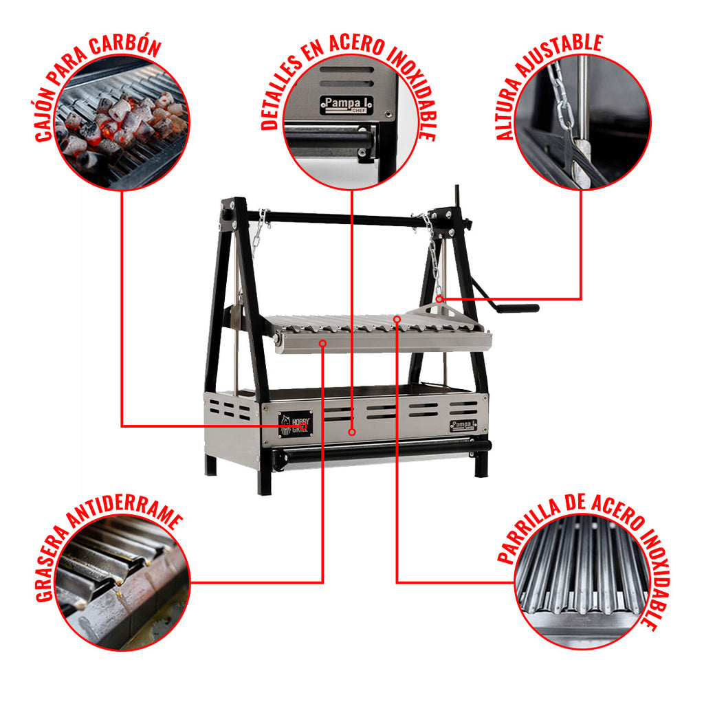 Asador Empotrable Pampa | Hobby Grill
