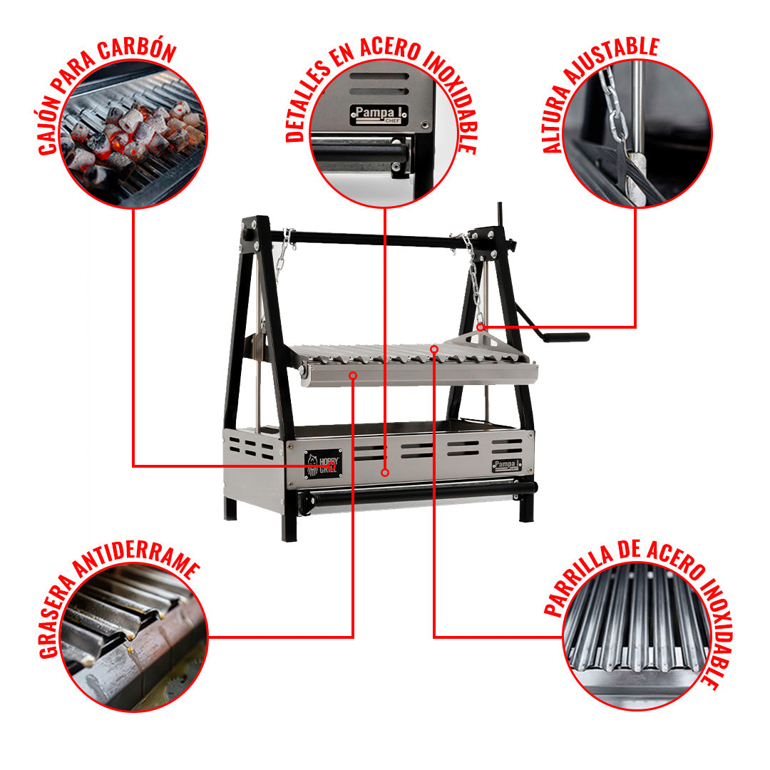 Asador Empotrable Pampa | Hobby Grill