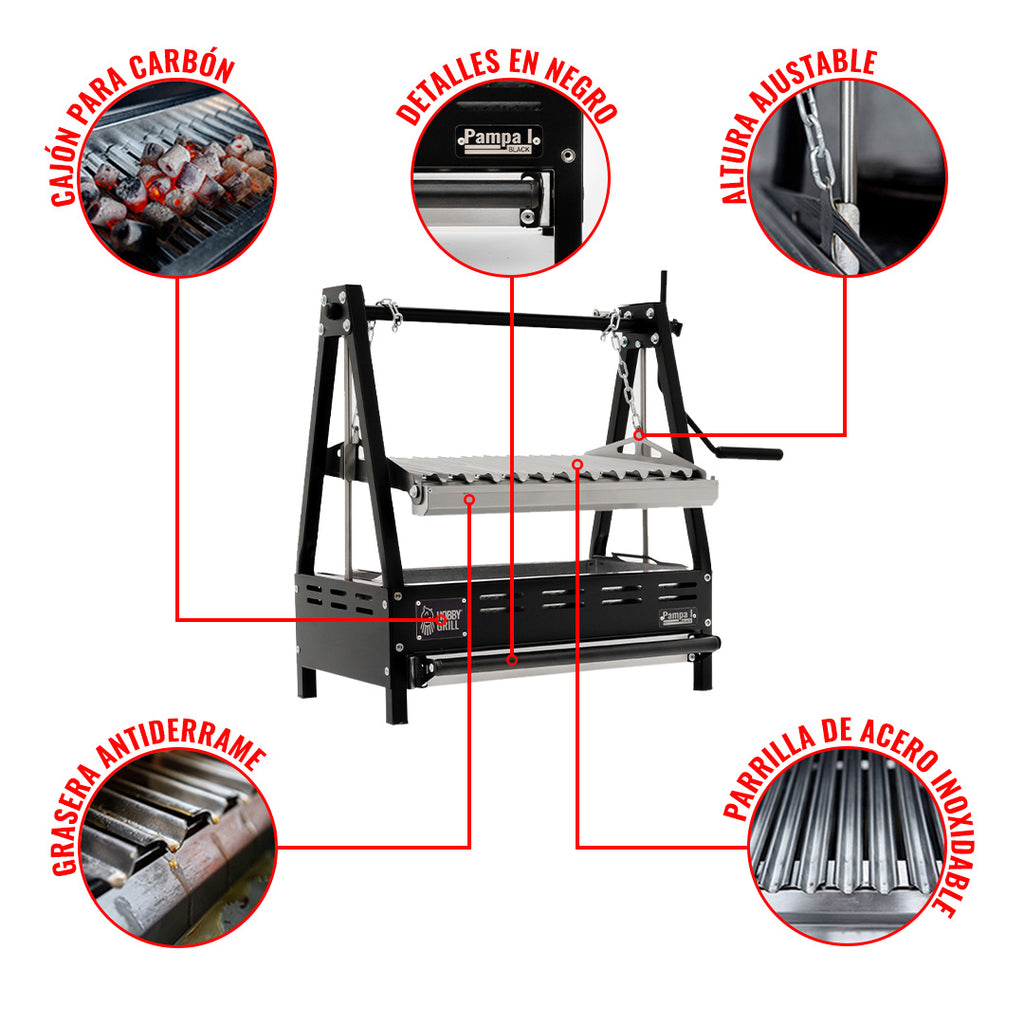 Asador Empotrable Pampa | Hobby Grill