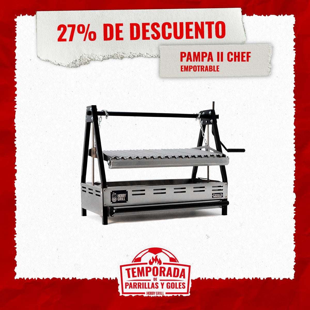 Asador Empotrable Pampa | Hobby Grill