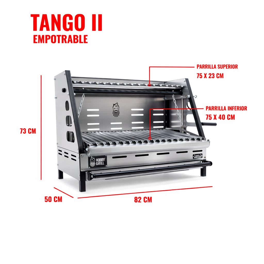 Asador Empotrable Tango | Hobby Grill
